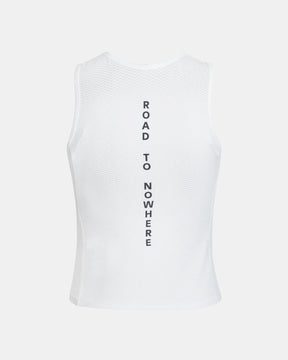 Women's Sleeveless Base Layer - White