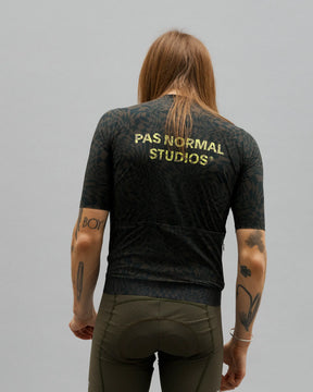Men's Essential Jersey -  Check Olive Green